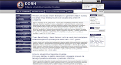 Desktop Screenshot of dorh.hr