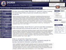 Tablet Screenshot of dorh.hr